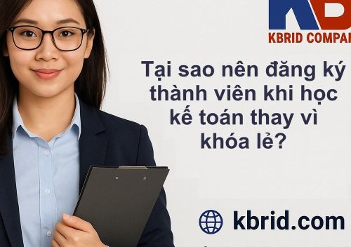 Tại sao nên đăng ký thành viên khi học kế toán?